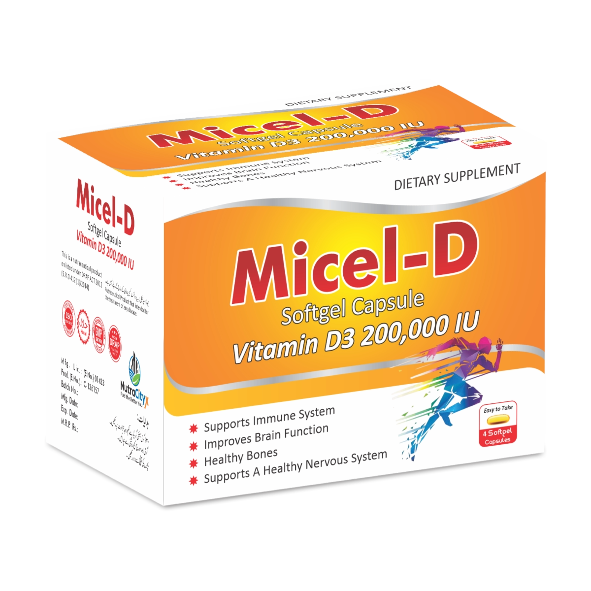 Micel-D Sofggel - Vitamin D3 + Vitamin K2